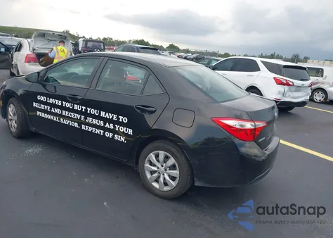 2015 Toyota Corolla Le из США, поврежденный, VIN 2T1BURHE9FC319218